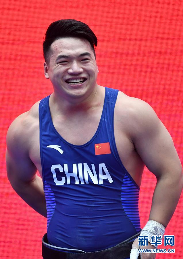 （體育）（4）舉重——世界杯：田濤獲男子96公斤級(jí)挺舉和總成績冠軍