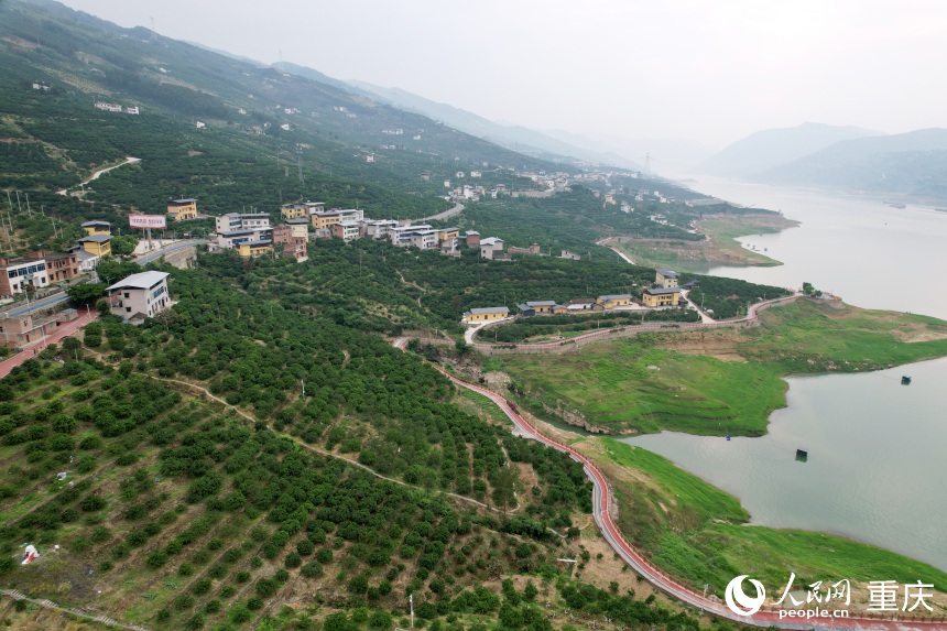 豐都縣安坪鎮(zhèn)三沱村。人民網(wǎng)記者 劉政寧攝
